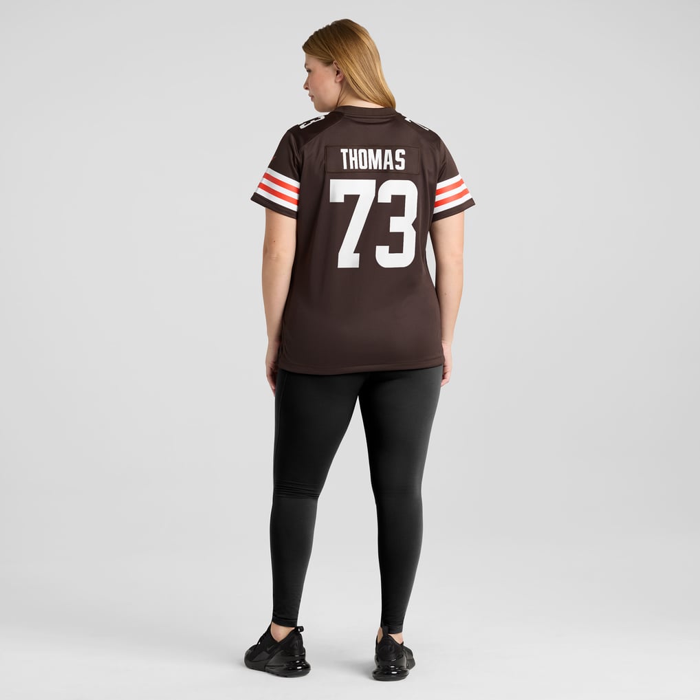 Women's Cleveland Browns Joe Thomas Nike Brown Retired Game Player Jersey - Image 8
