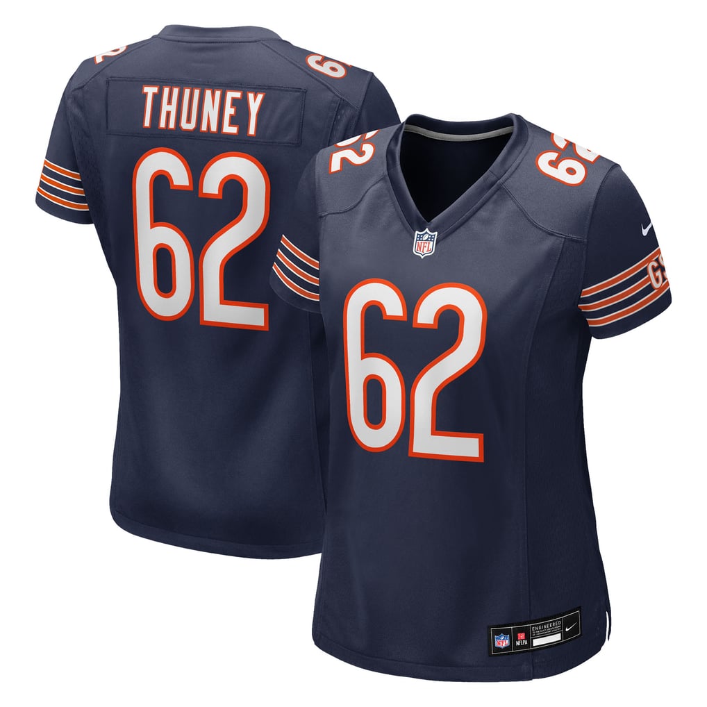 Women's Chicago Bears Joe Thuney Nike Navy Team Game Jersey - Image 2