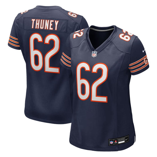 Women's Chicago Bears Joe Thuney Nike Navy Team Game Jersey - Image 1