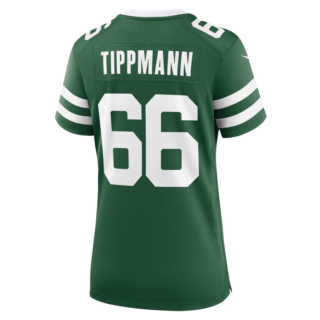 Women's New York Jets Joe Tippmann Nike Legacy Green Game Jersey - Image 4