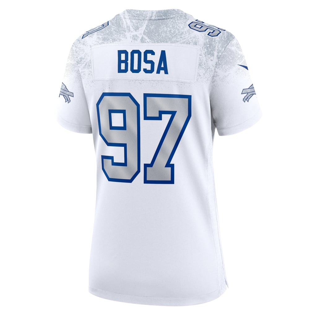 Women's Buffalo Bills Joey Bosa Nike White Rivalries Collection Game Jersey - Image 4