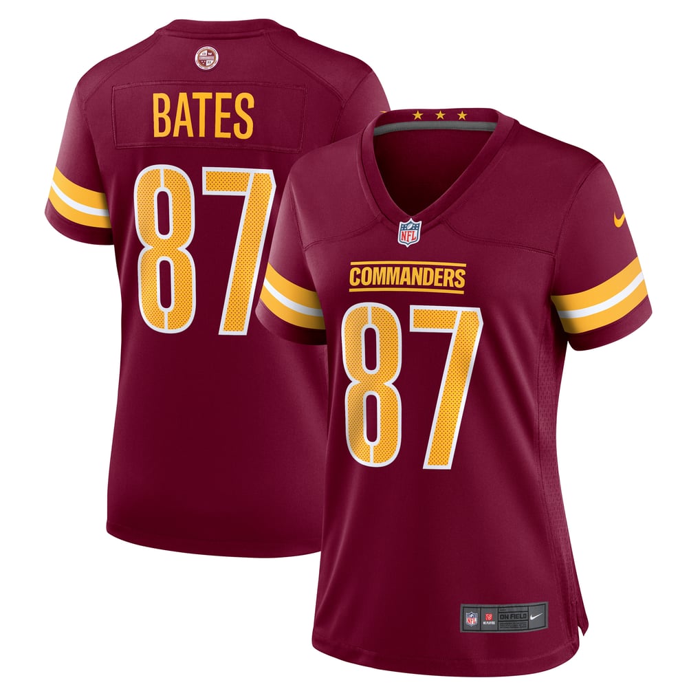 Women's Washington Commanders John Bates Nike  Burgundy  Game Jersey - Image 1