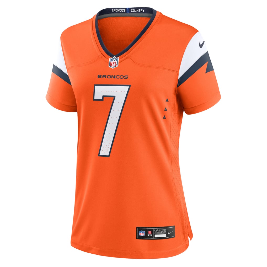 Women's Denver Broncos John Elway Nike Orange Team Retired Player Game Jersey - Image 3