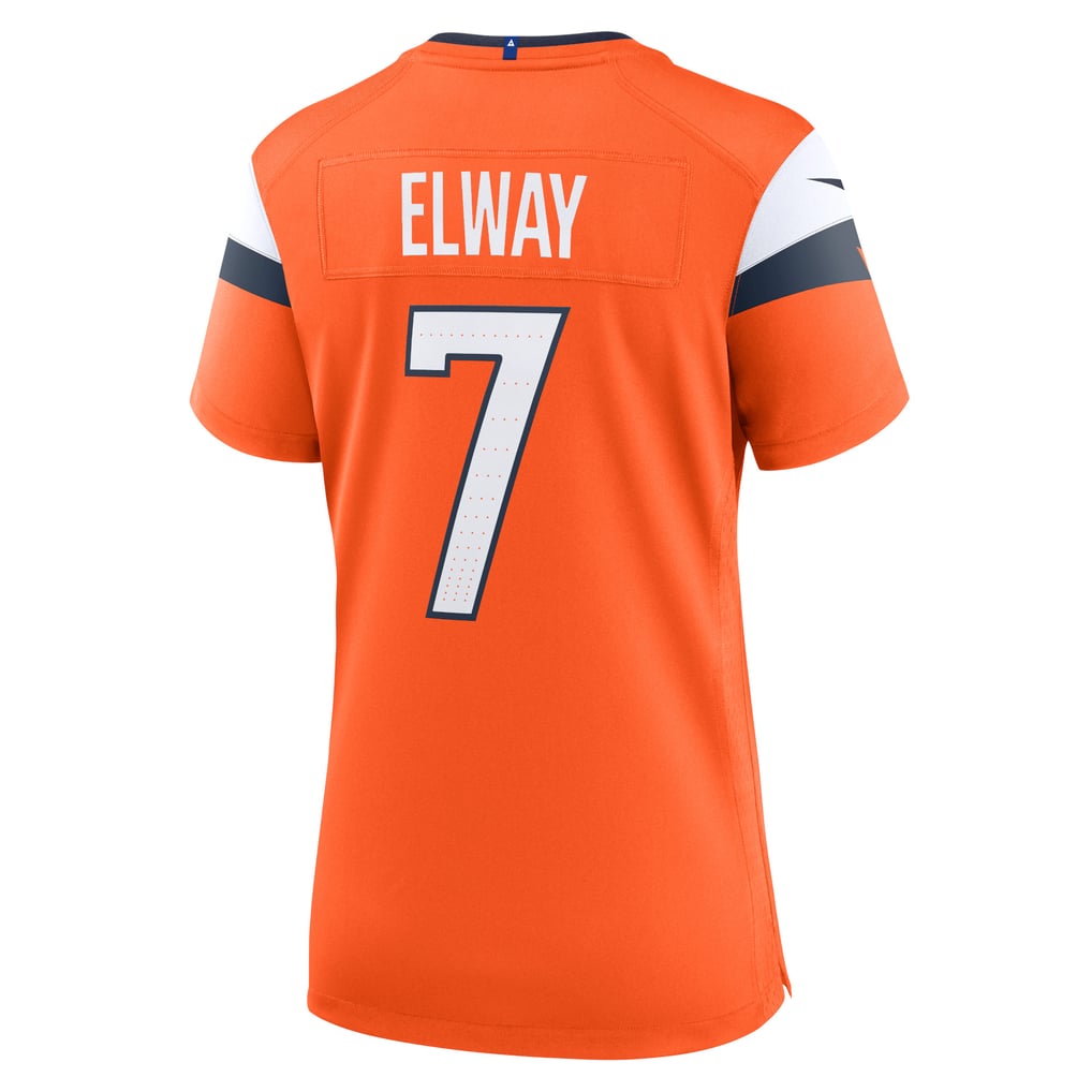 Women's Denver Broncos John Elway Nike Orange Team Retired Player Game Jersey - Image 4