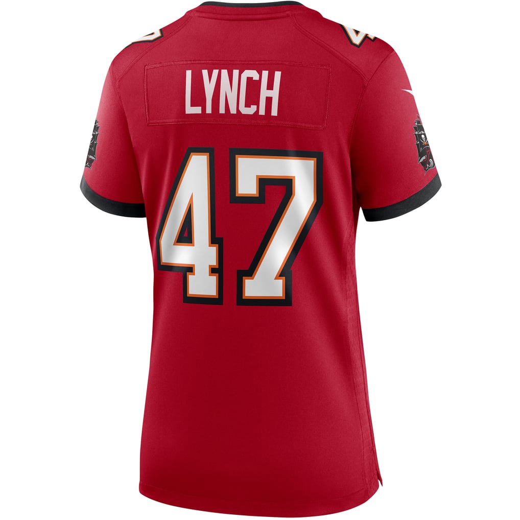 Women's Tampa Bay Buccaneers John Lynch Nike Red Game Retired Player Jersey - Image 4