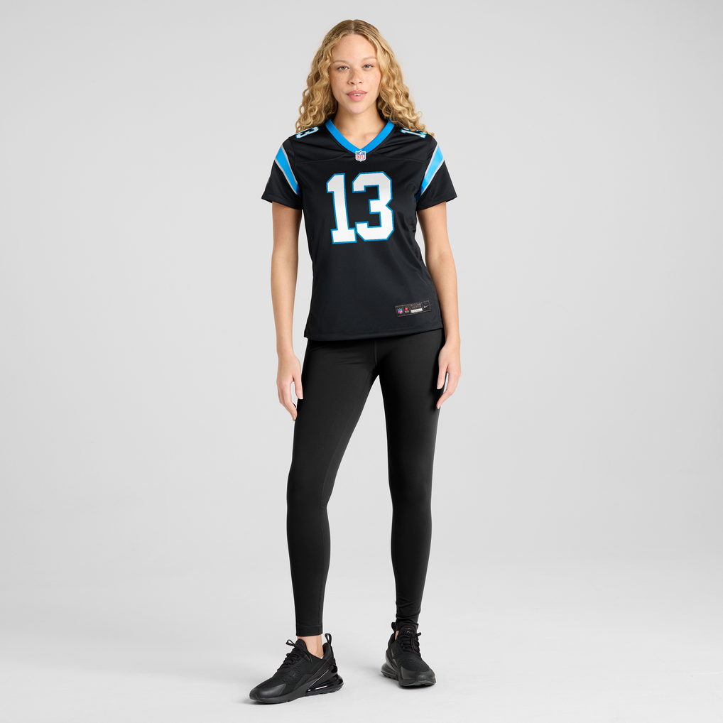 Women's Carolina Panthers John Metchie III Nike Black Team Game Jersey - Image 3