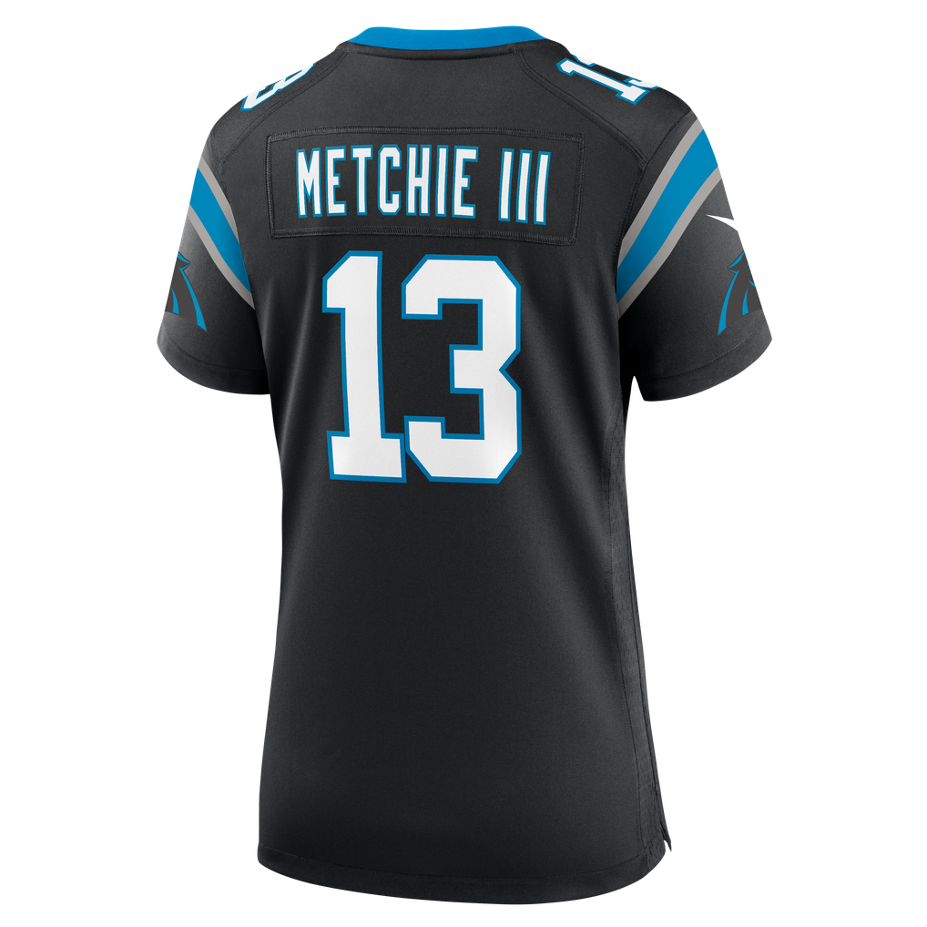 Women's Carolina Panthers John Metchie III Nike Black Team Game Jersey - Image 8