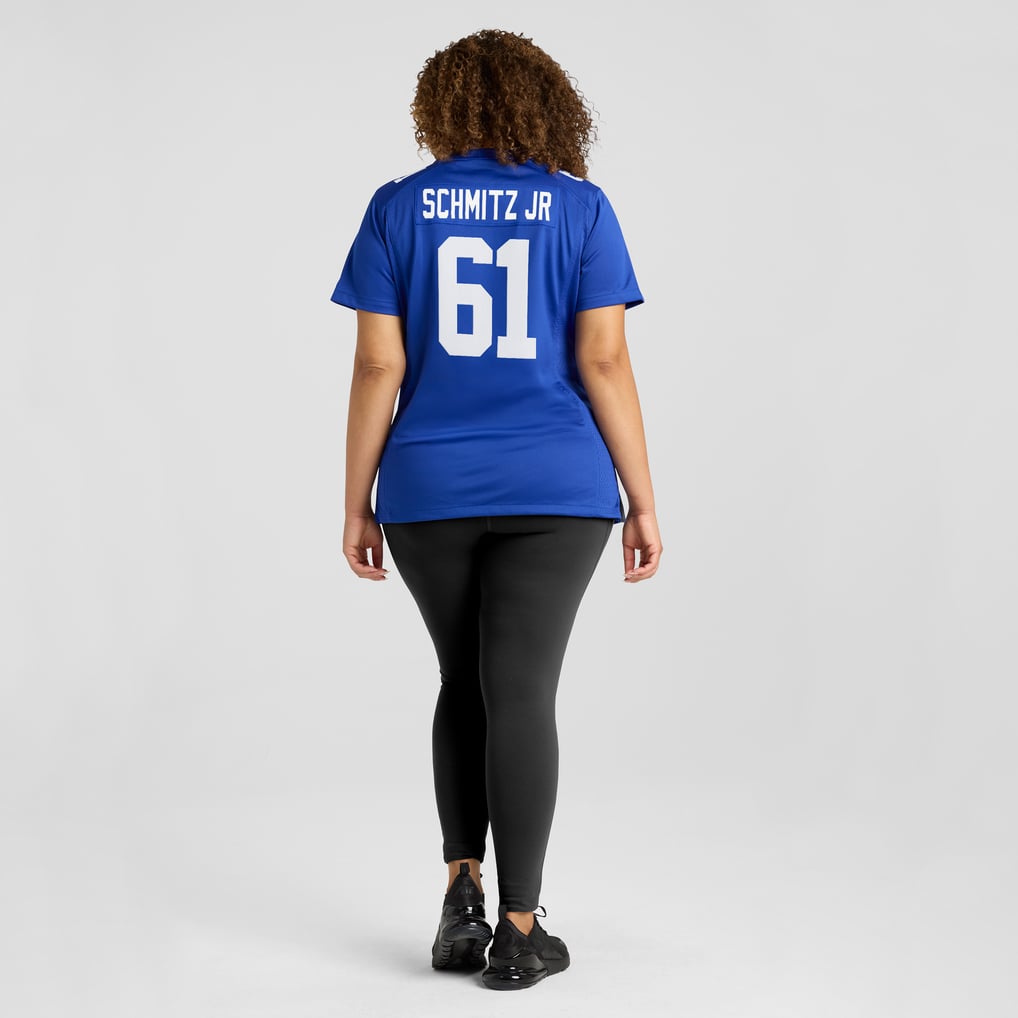 Women's New York Giants John Michael Schmitz Jr. Nike  Royal  Game Jersey - Image 8
