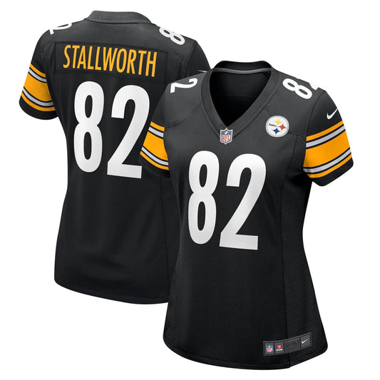 Women's Pittsburgh Steelers John Stallworth Nike Black Retired Player Jersey - Image 1