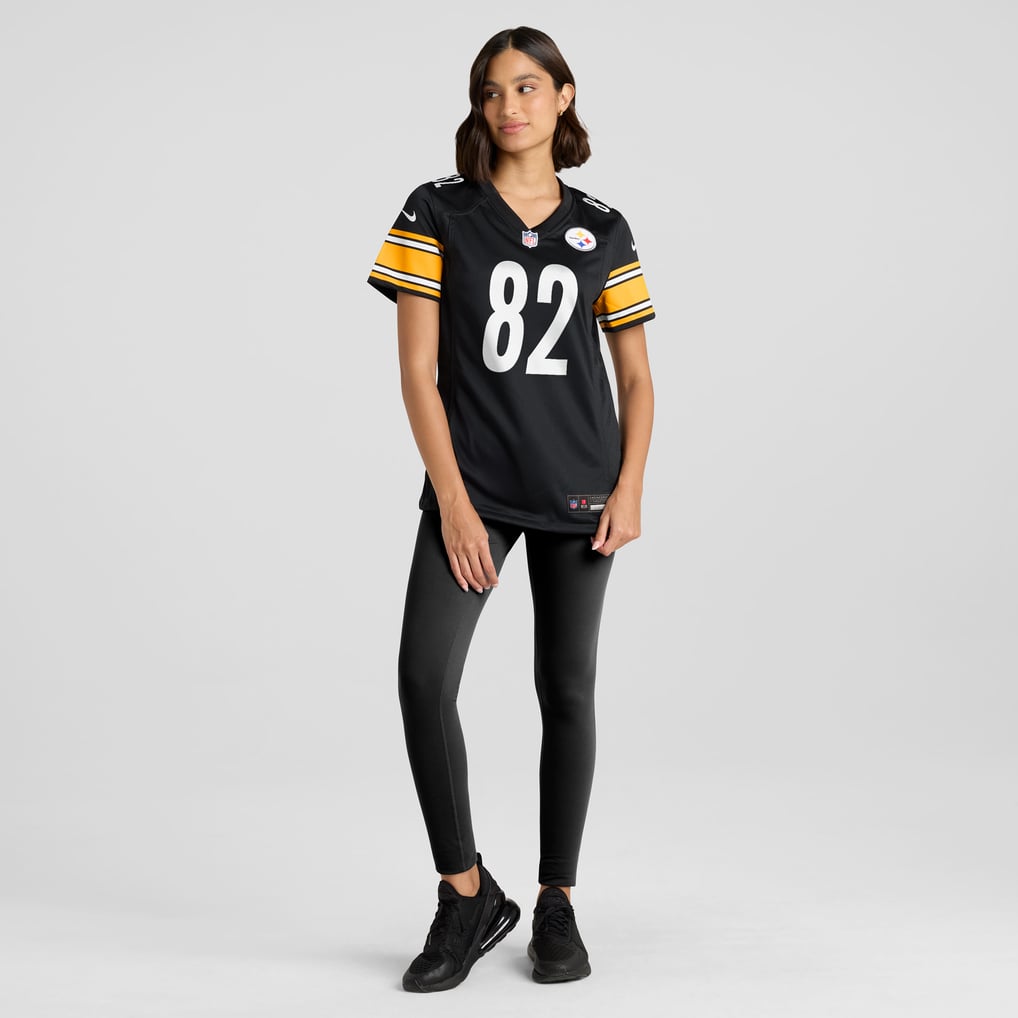 Women's Pittsburgh Steelers John Stallworth Nike Black Retired Player Jersey - Image 5