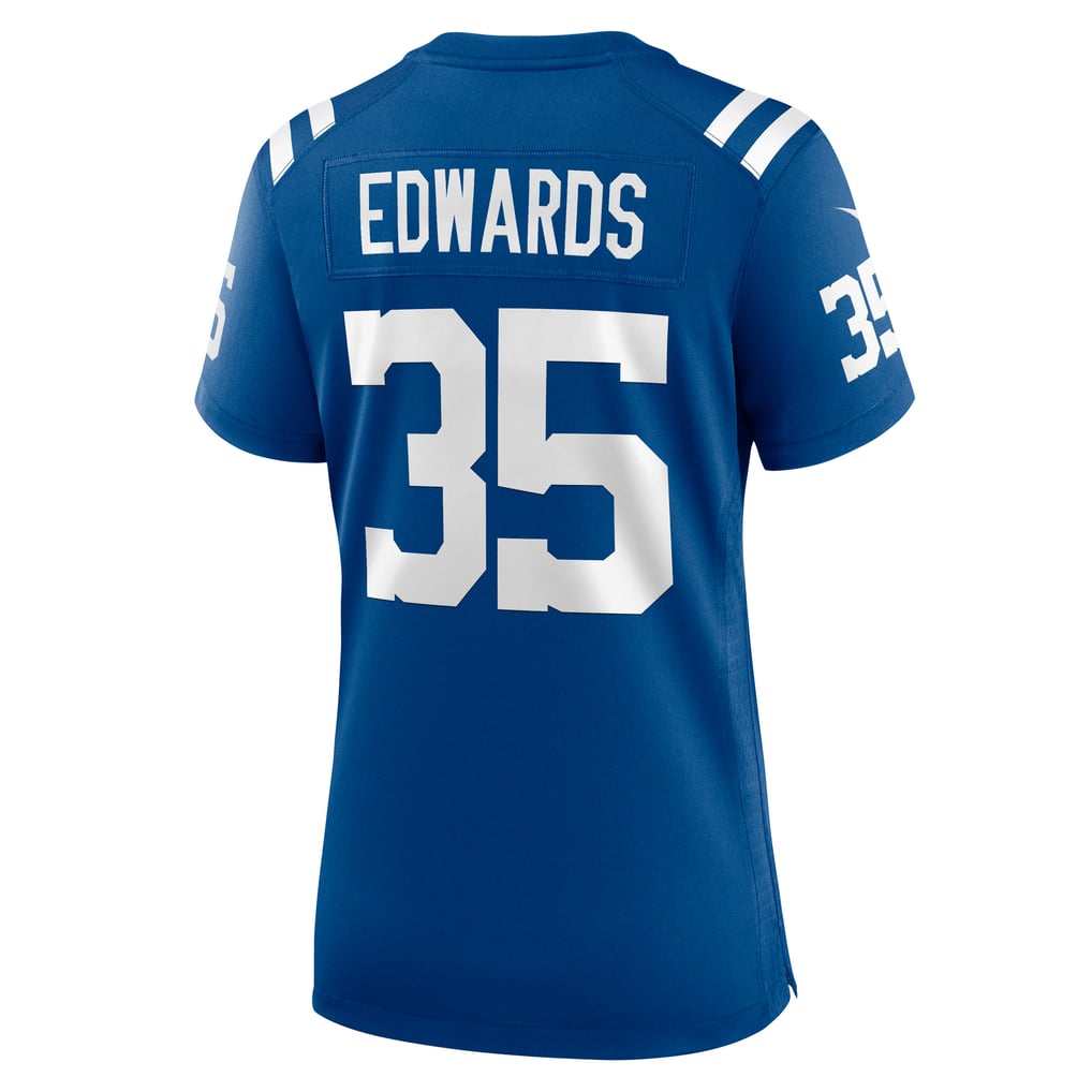 Women's Indianapolis Colts Johnathan Edwards Nike  Royal Team Game Jersey - Image 4