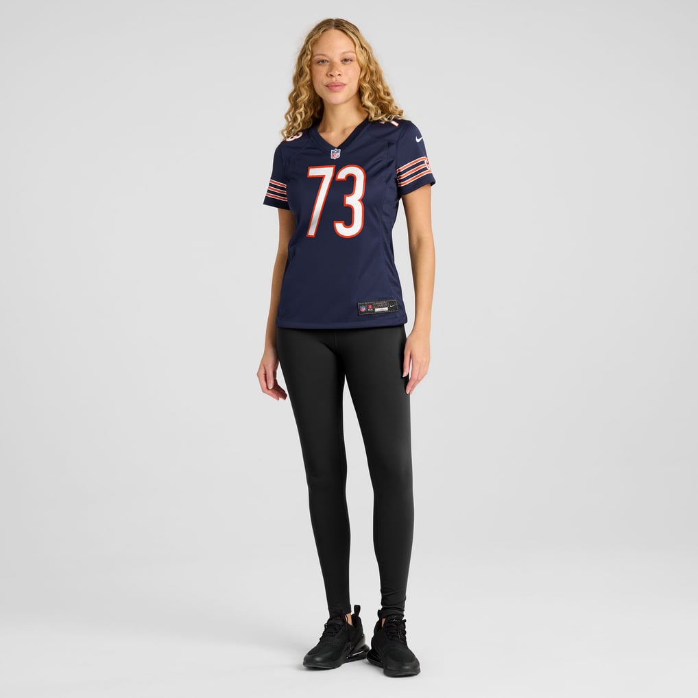 Women's Chicago Bears Jonah Jackson Nike Navy Team Game Jersey - Image 5