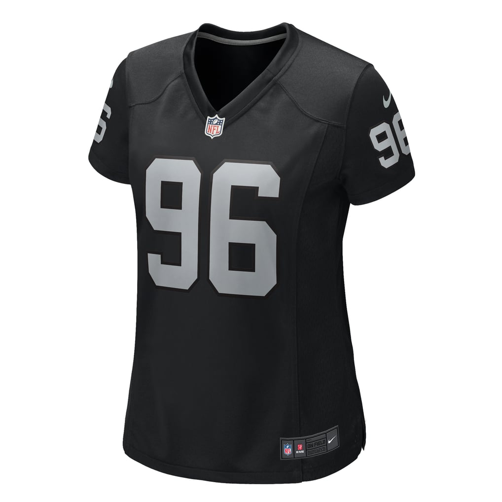 Women's Las Vegas Raiders Jonah Laulu Nike  Black  Game Jersey - Image 3