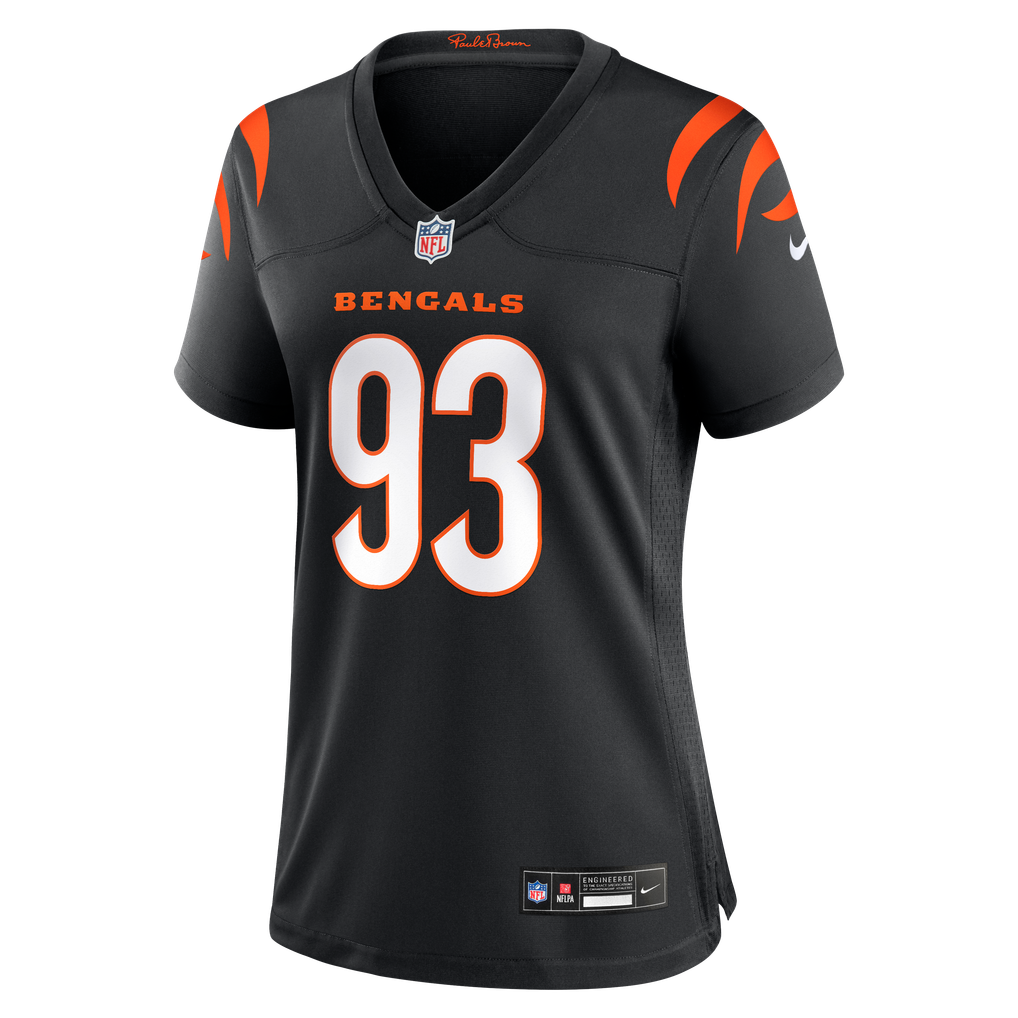 Women's Cincinnati Bengals Jonathan Allen Nike Black Team Game Jersey - Image 3