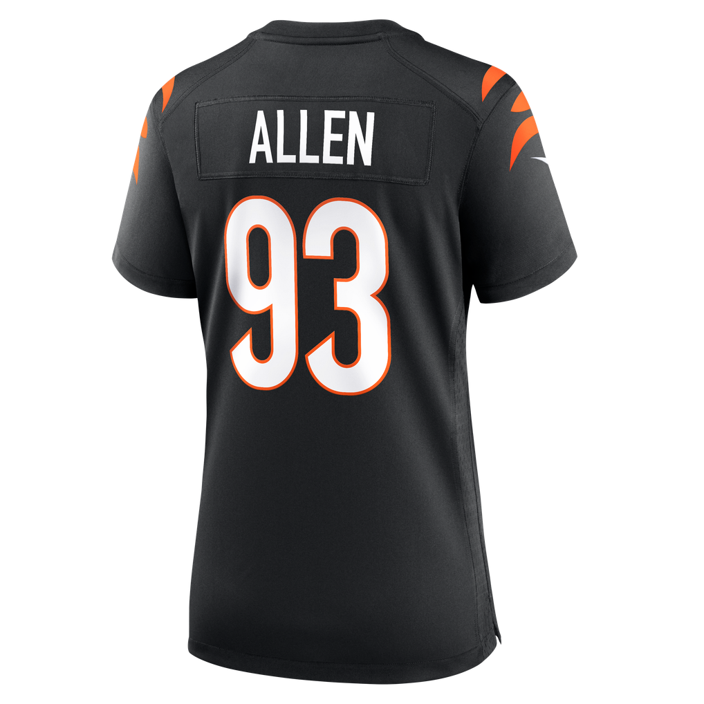 Women's Cincinnati Bengals Jonathan Allen Nike Black Team Game Jersey - Image 4