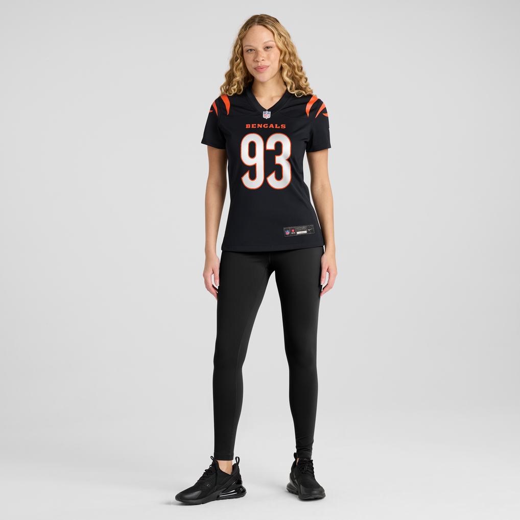 Women's Cincinnati Bengals Jonathan Allen Nike Black Team Game Jersey - Image 5
