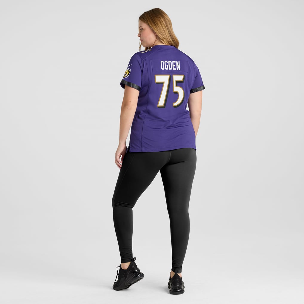 Women's Baltimore Ravens Jonathan Ogden Nike Purple Game Retired Player Jersey
