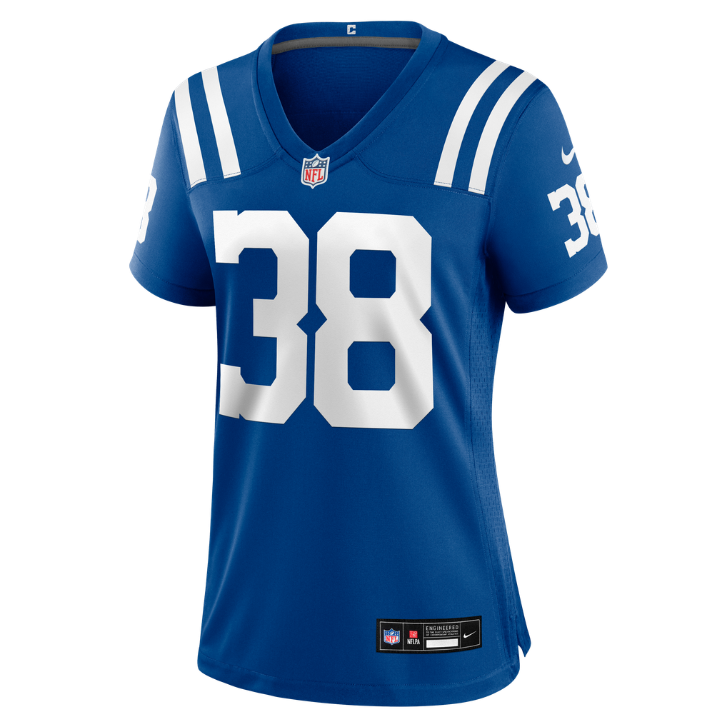 Women's Indianapolis Colts Jonathan Owens Nike Royal Team Game Jersey - Image 7
