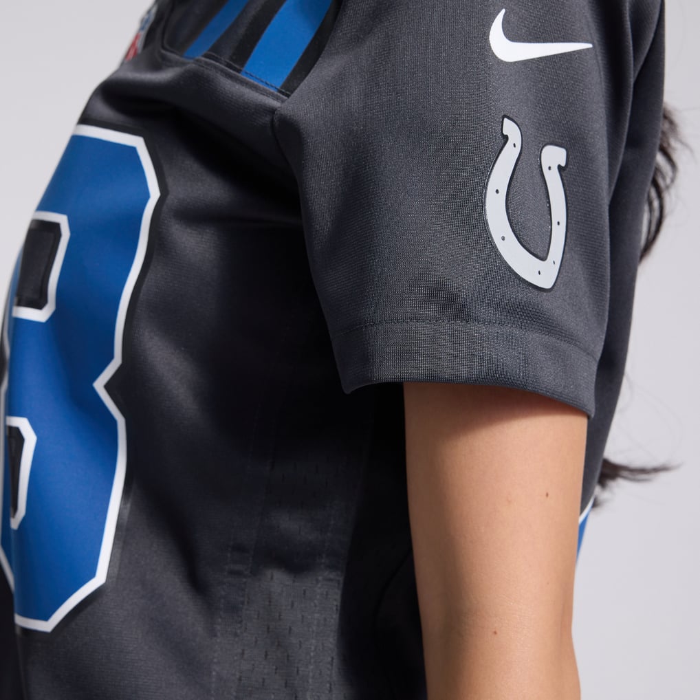 Women's Indianapolis Colts Jonathan Taylor Nike Anthracite 2026 Rivalries Collection Game Jersey - Image 13