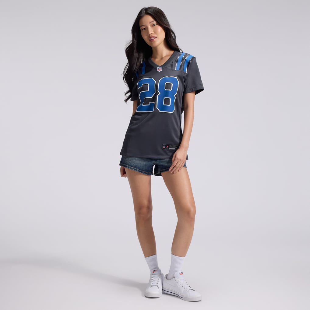 Women's Indianapolis Colts Jonathan Taylor Nike Anthracite 2026 Rivalries Collection Game Jersey - Image 5
