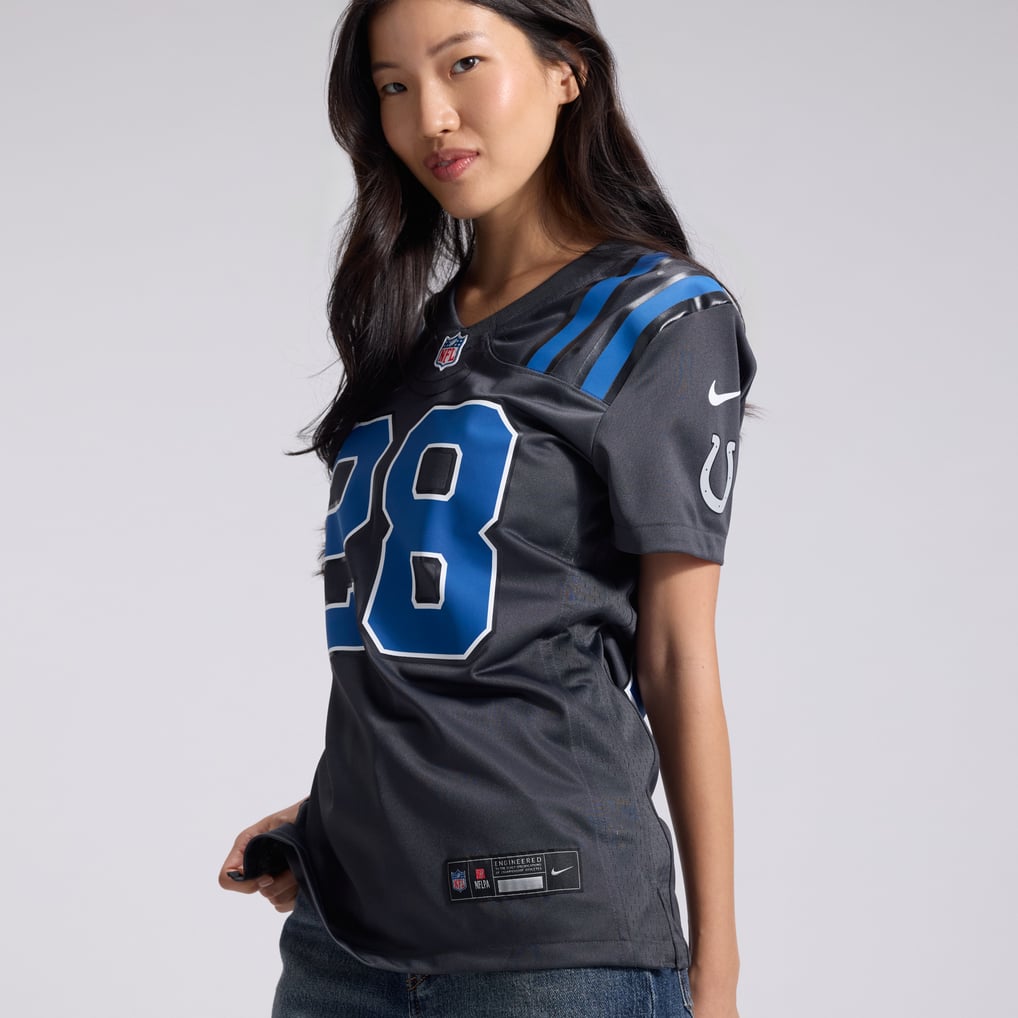 Women's Indianapolis Colts Jonathan Taylor Nike Anthracite 2026 Rivalries Collection Game Jersey - Image 10