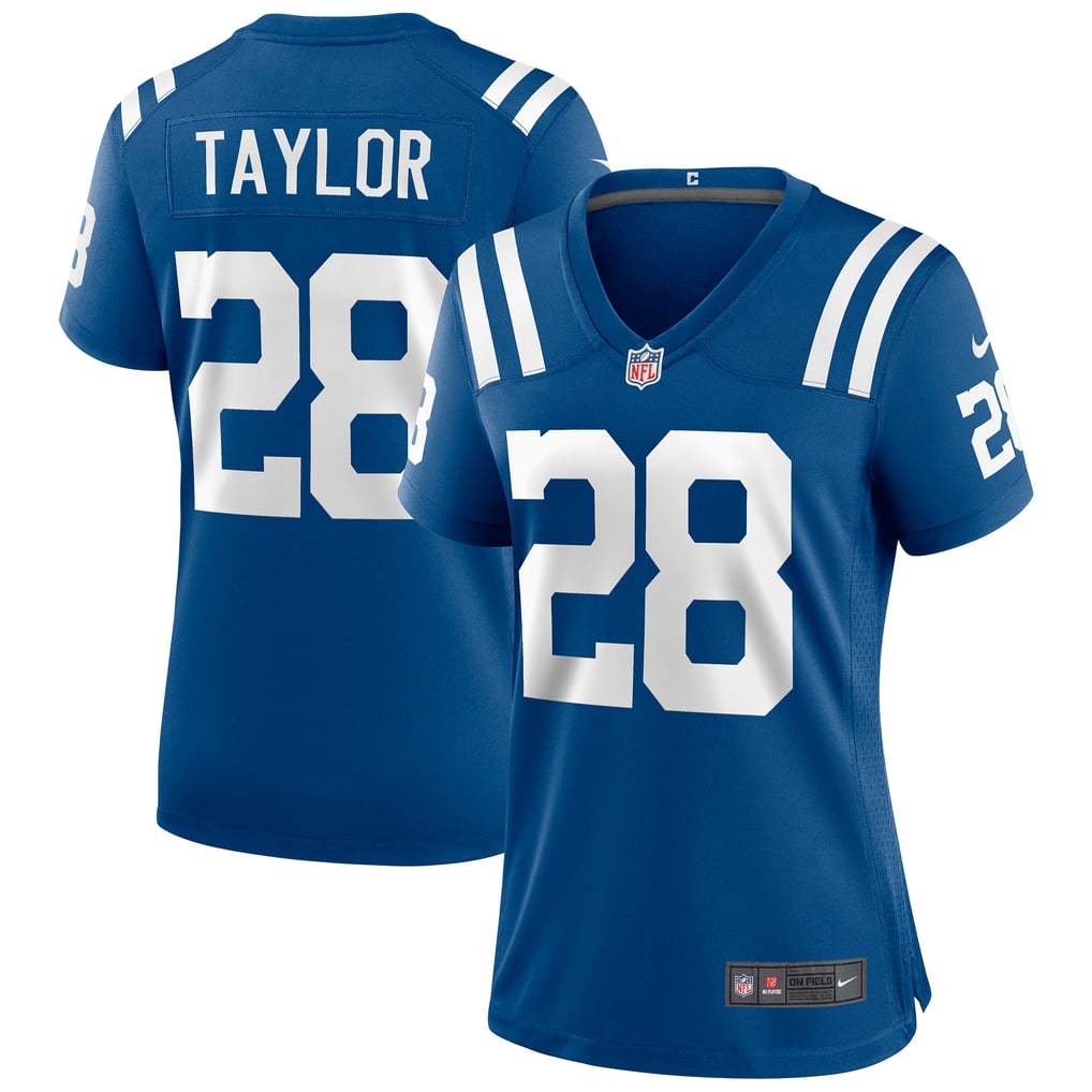 Women's Indianapolis Colts Jonathan Taylor Nike Royal Game Jersey - Image 2