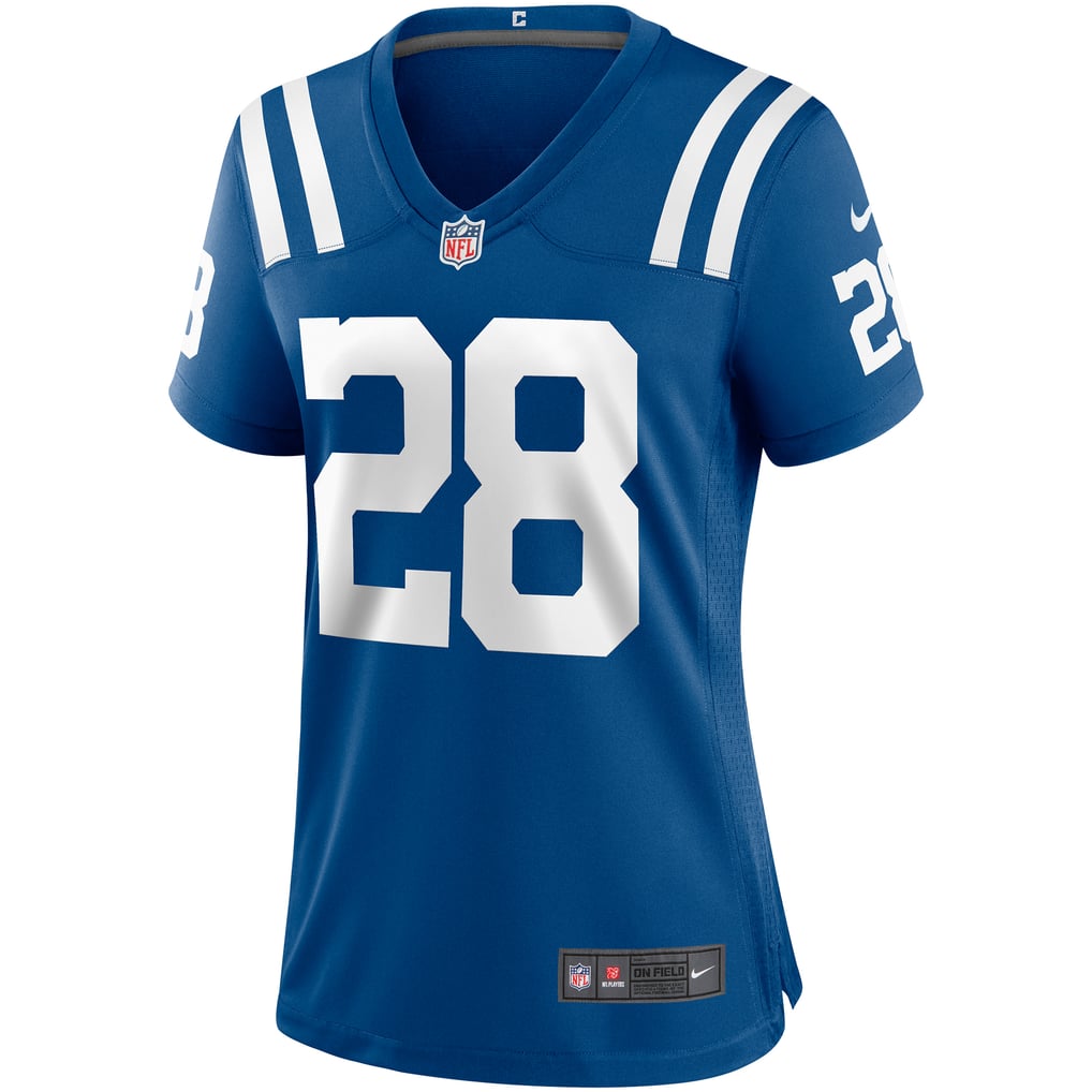 Women's Indianapolis Colts Jonathan Taylor Nike Royal Game Jersey - Image 3