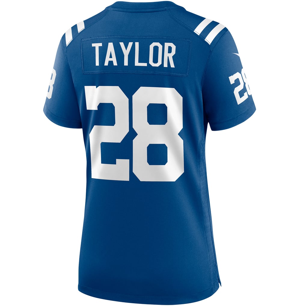 Women's Indianapolis Colts Jonathan Taylor Nike Royal Game Jersey - Image 4
