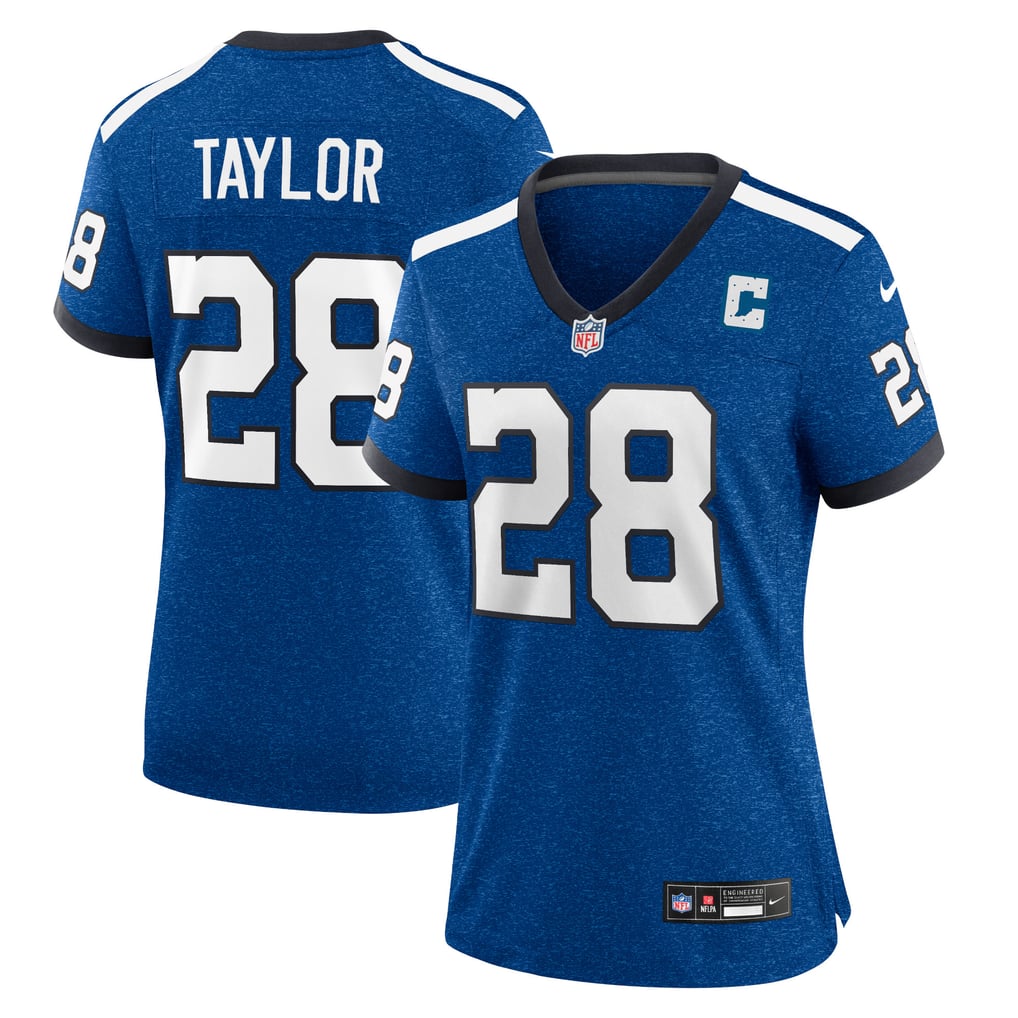 Women's Indianapolis Colts Jonathan Taylor Nike Royal Indiana Nights Alternate Game Jersey - Image 2