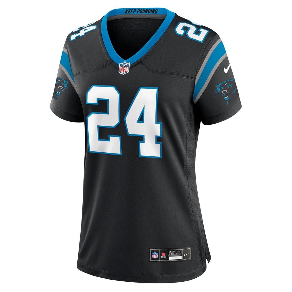Women's Carolina Panthers Jonathon Brooks Nike Black Game Jersey - Image 3