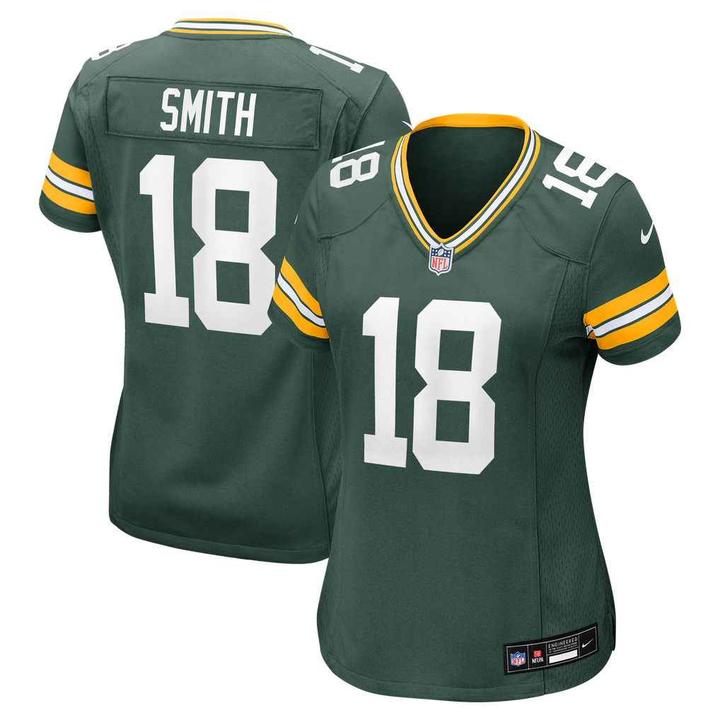 Women's Green Bay Packers Jonnu Smith Nike Green Team Game Jersey - Image 2