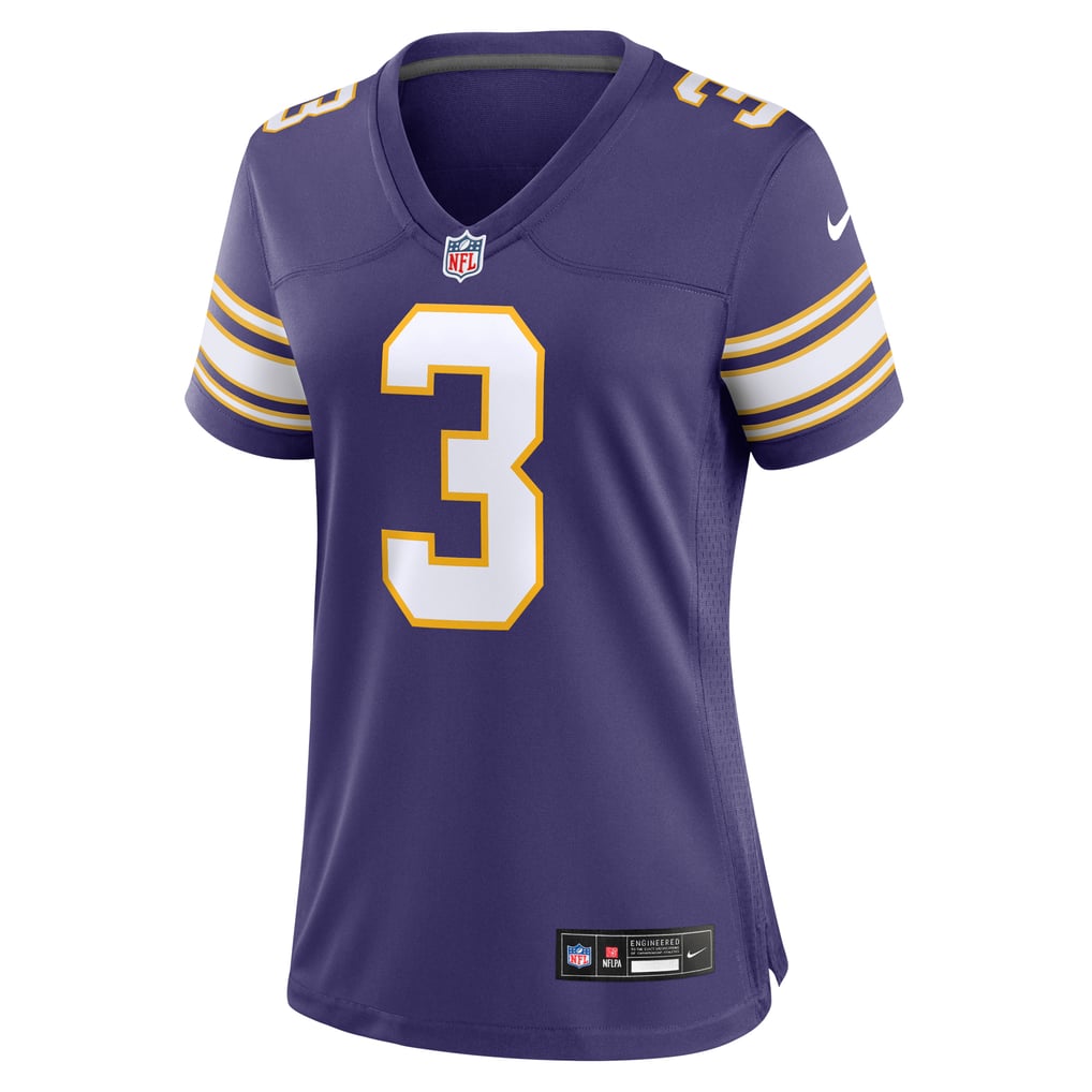 Women's Minnesota Vikings Jordan Addison Nike  Purple Alternate Game Jersey - Image 3