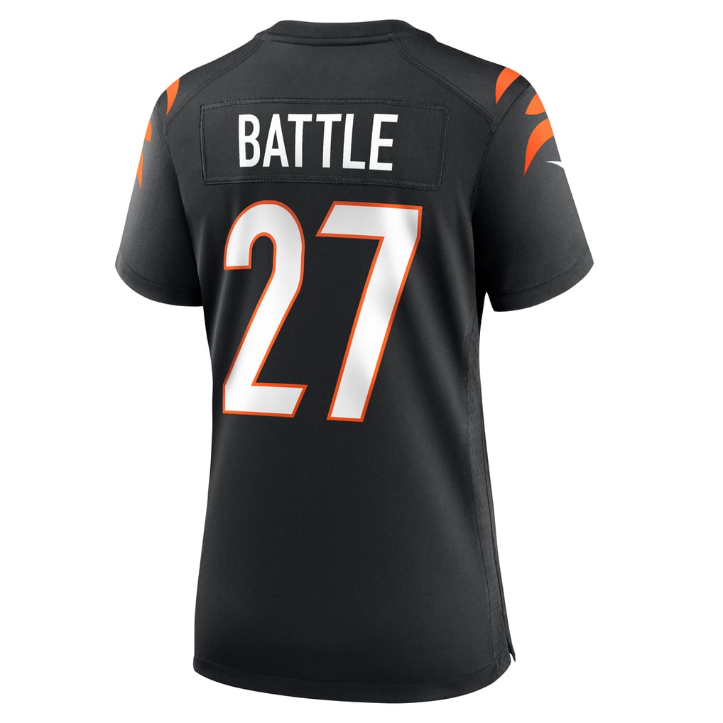 Women's Cincinnati Bengals Jordan Battle Nike Black Team Game Jersey - Image 4