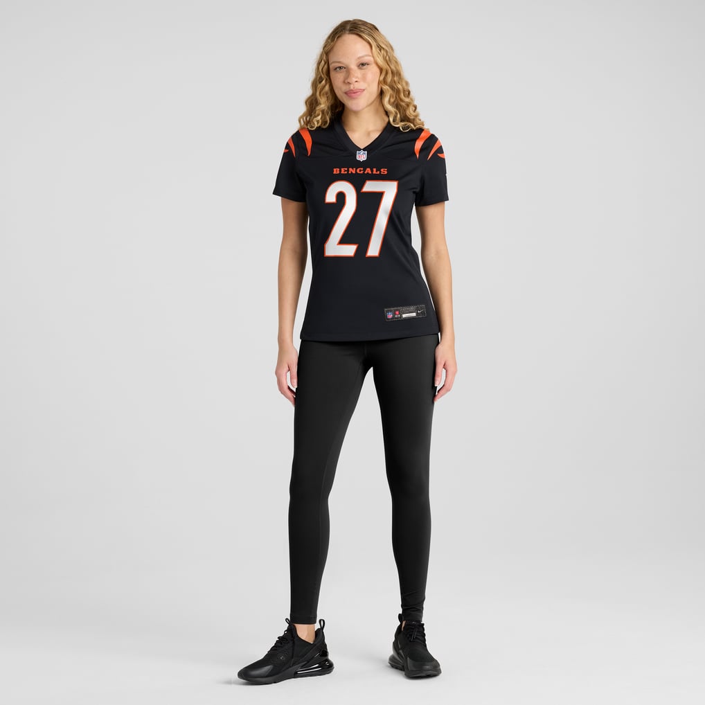 Women's Cincinnati Bengals Jordan Battle Nike Black Team Game Jersey - Image 5