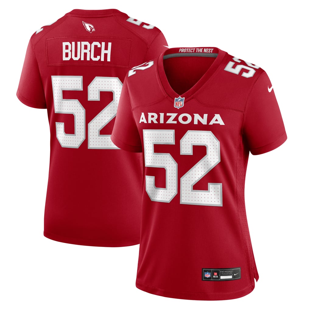Women's Arizona Cardinals Jordan Burch Nike  Cardinal Team Game Jersey - Image 2