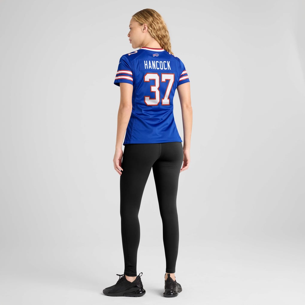 Women's Buffalo Bills Jordan Hancock Nike  Royal Team Game Jersey - Image 6
