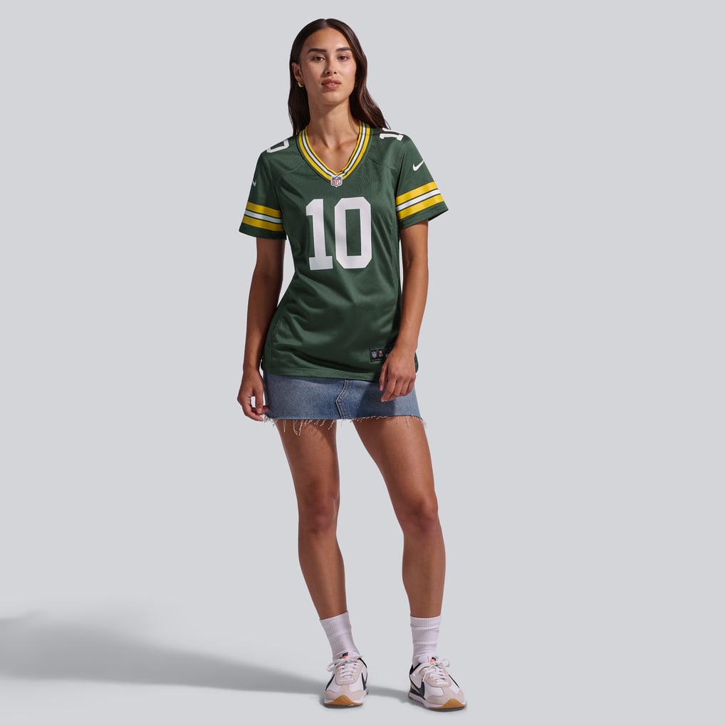Women's Green Bay Packers Jordan Love Nike Green Game Jersey - Image 5