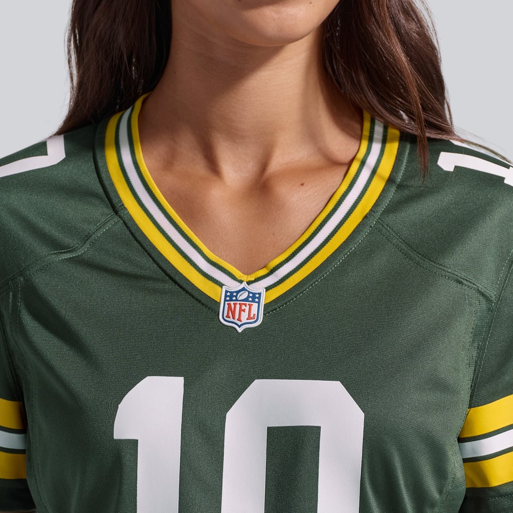 Women's Green Bay Packers Jordan Love Nike Green Game Jersey - Image 9