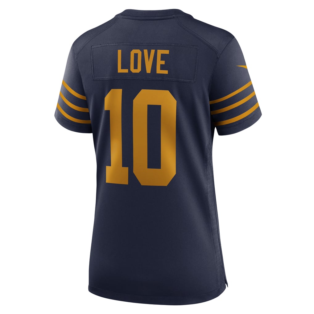 Women's Green Bay Packers Jordan Love Nike Navy The 1923 Classic Game Jersey - Image 4