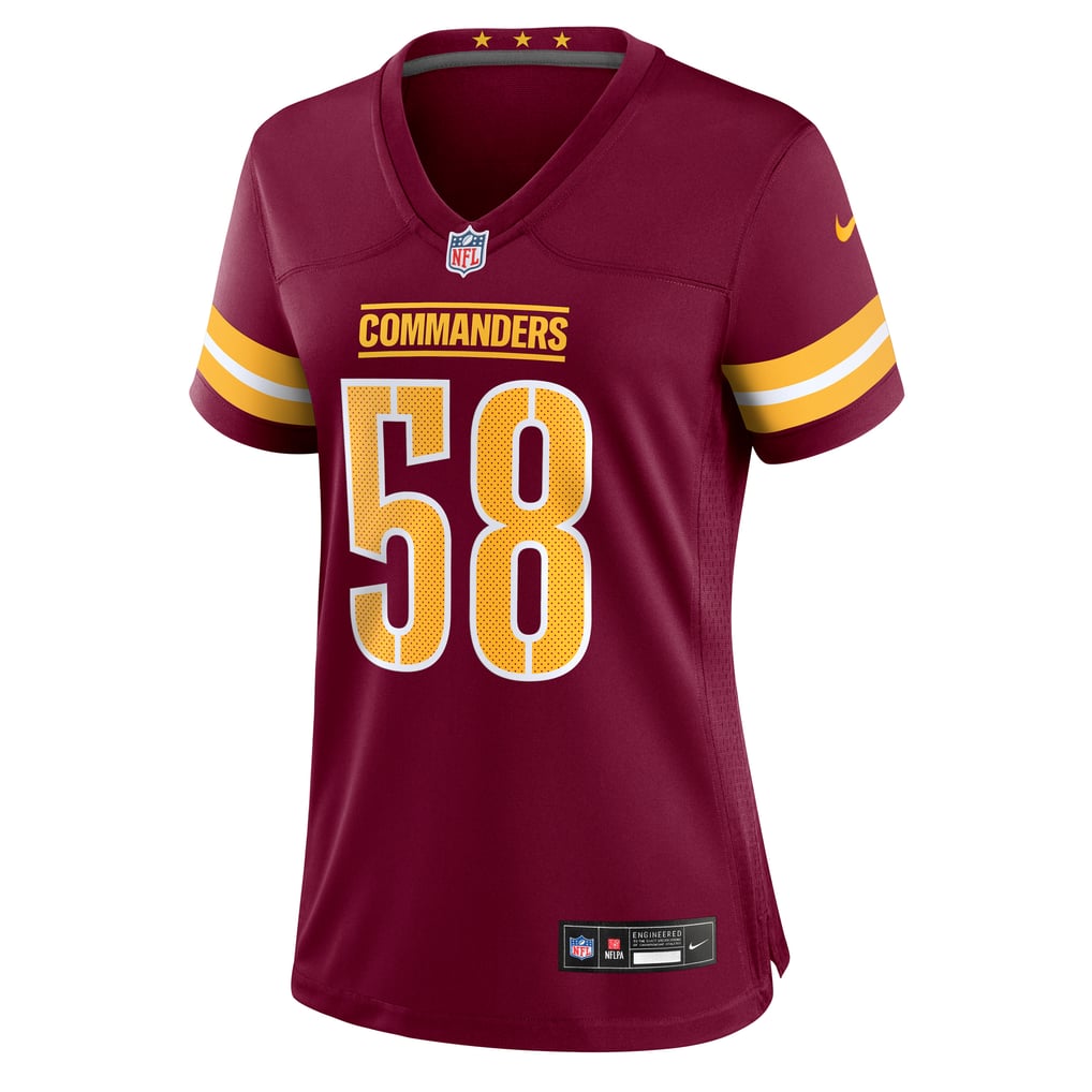 Women's Washington Commanders Jordan Magee Nike  Burgundy Team Game Jersey - Image 3
