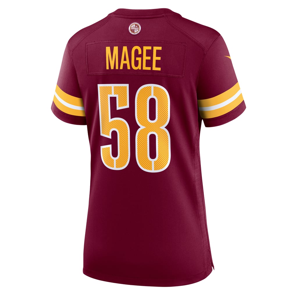 Women's Washington Commanders Jordan Magee Nike  Burgundy Team Game Jersey - Image 4