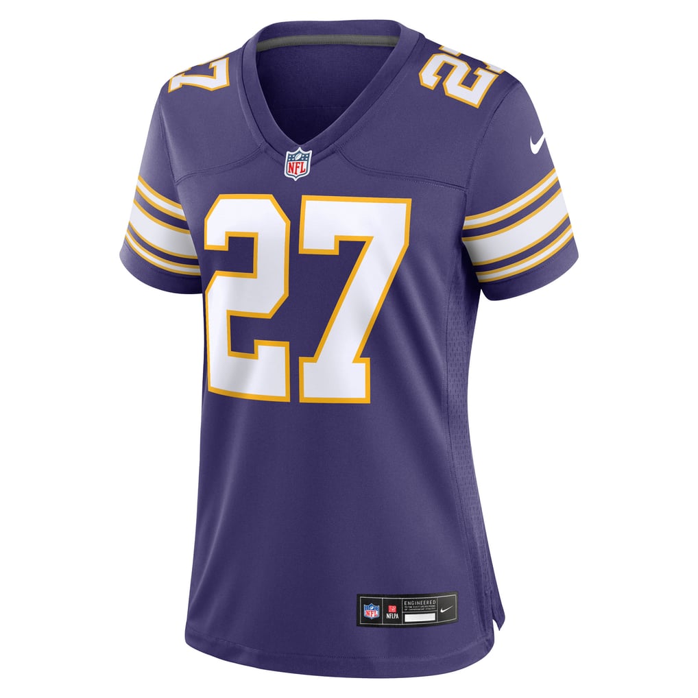Women's Minnesota Vikings Jordan Mason Nike Purple Alternate Classic Game Jersey - Image 3