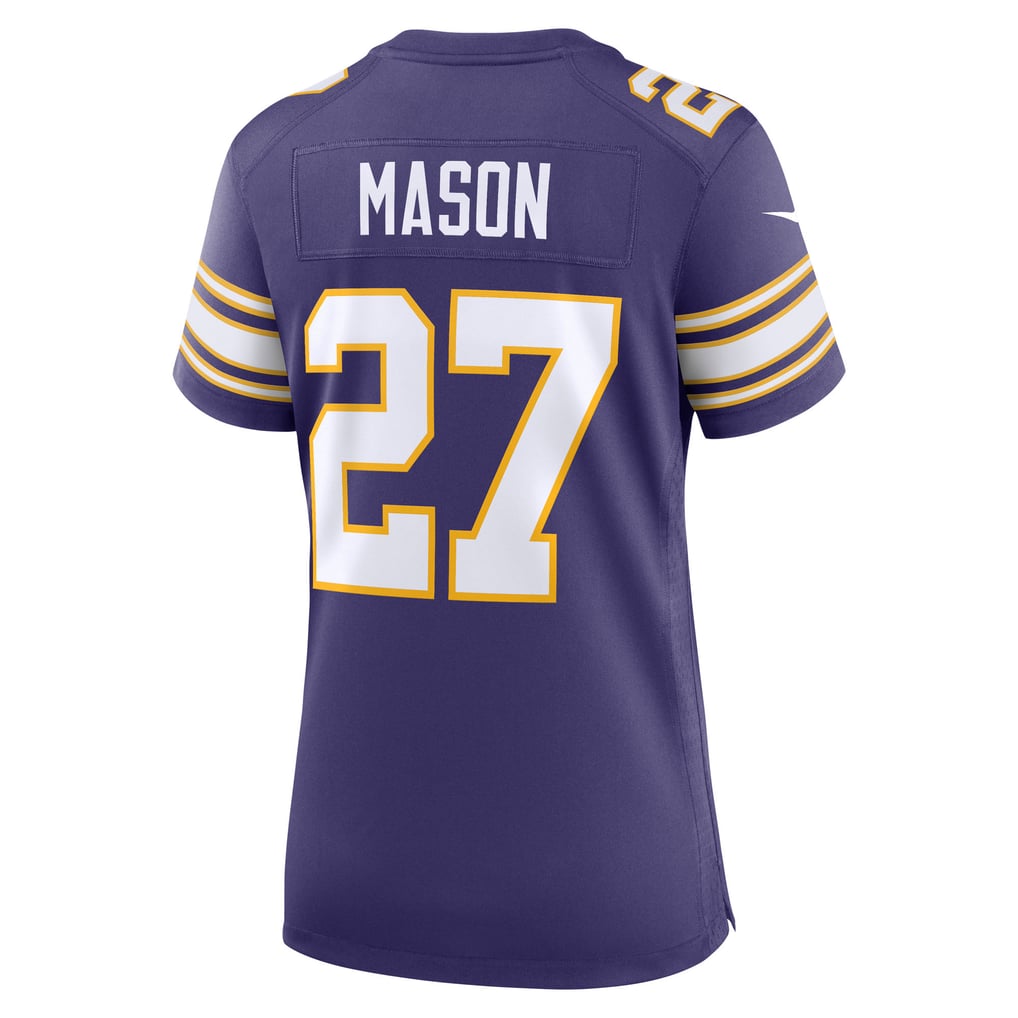 Women's Minnesota Vikings Jordan Mason Nike Purple Alternate Classic Game Jersey - Image 4