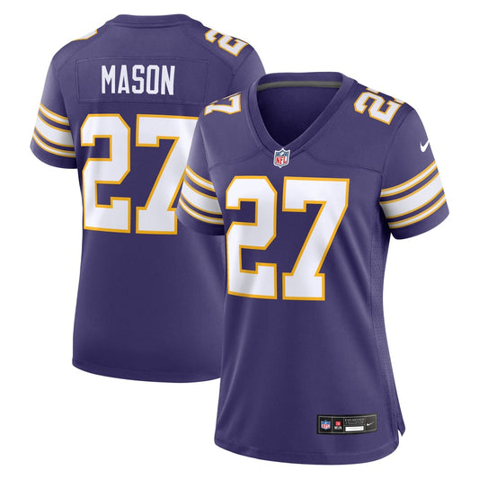 Women's Minnesota Vikings Jordan Mason Nike Purple Alternate Classic Game Jersey - Image 1