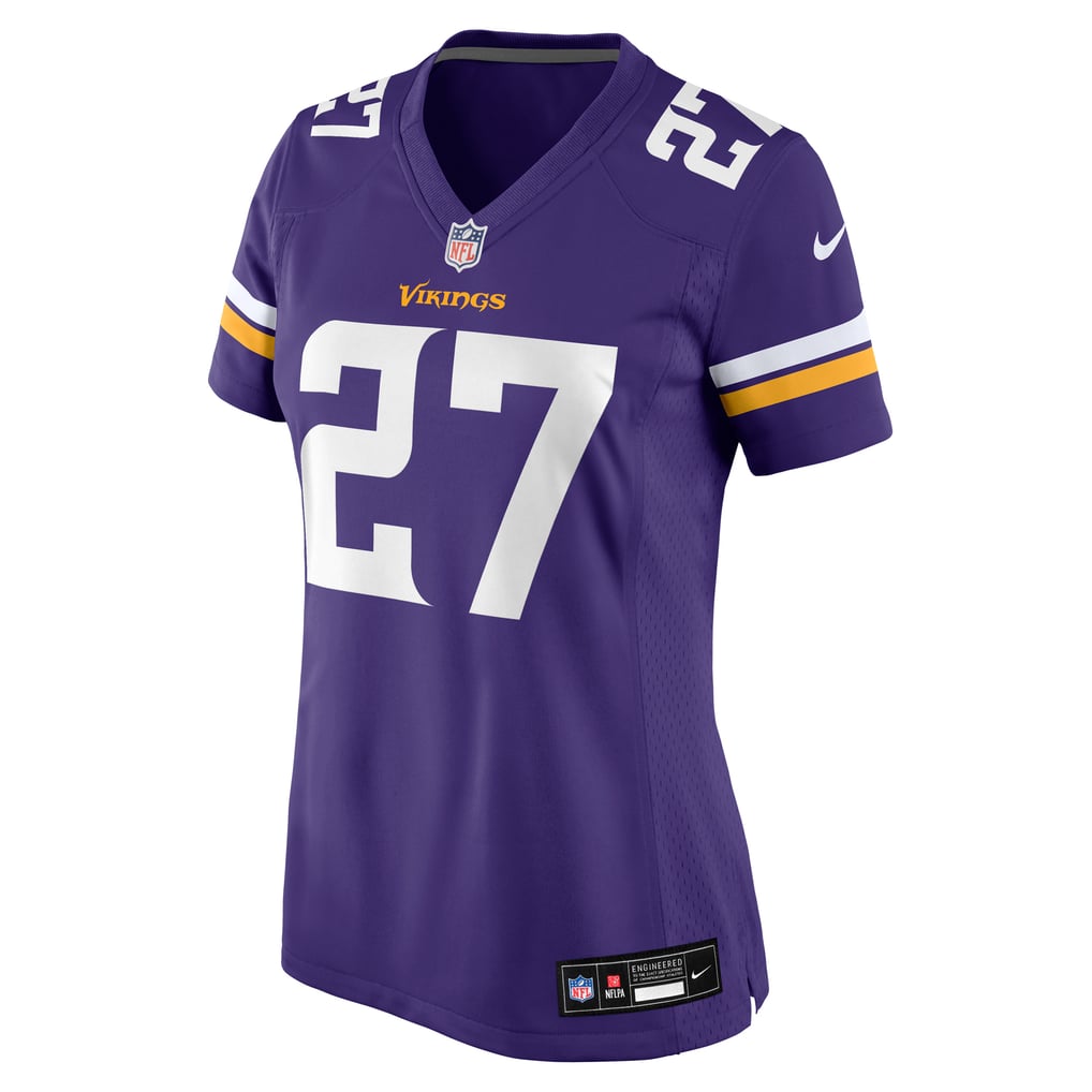 Women's Minnesota Vikings Jordan Mason Nike  Purple Team Game Jersey - Image 3