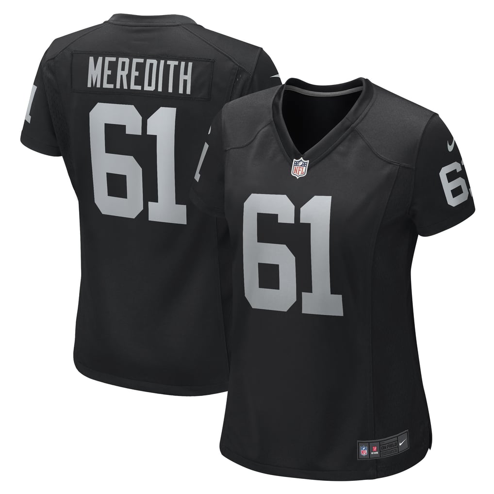 Women's Las Vegas Raiders Jordan Meredith Nike Black Game Player Jersey - Image 2