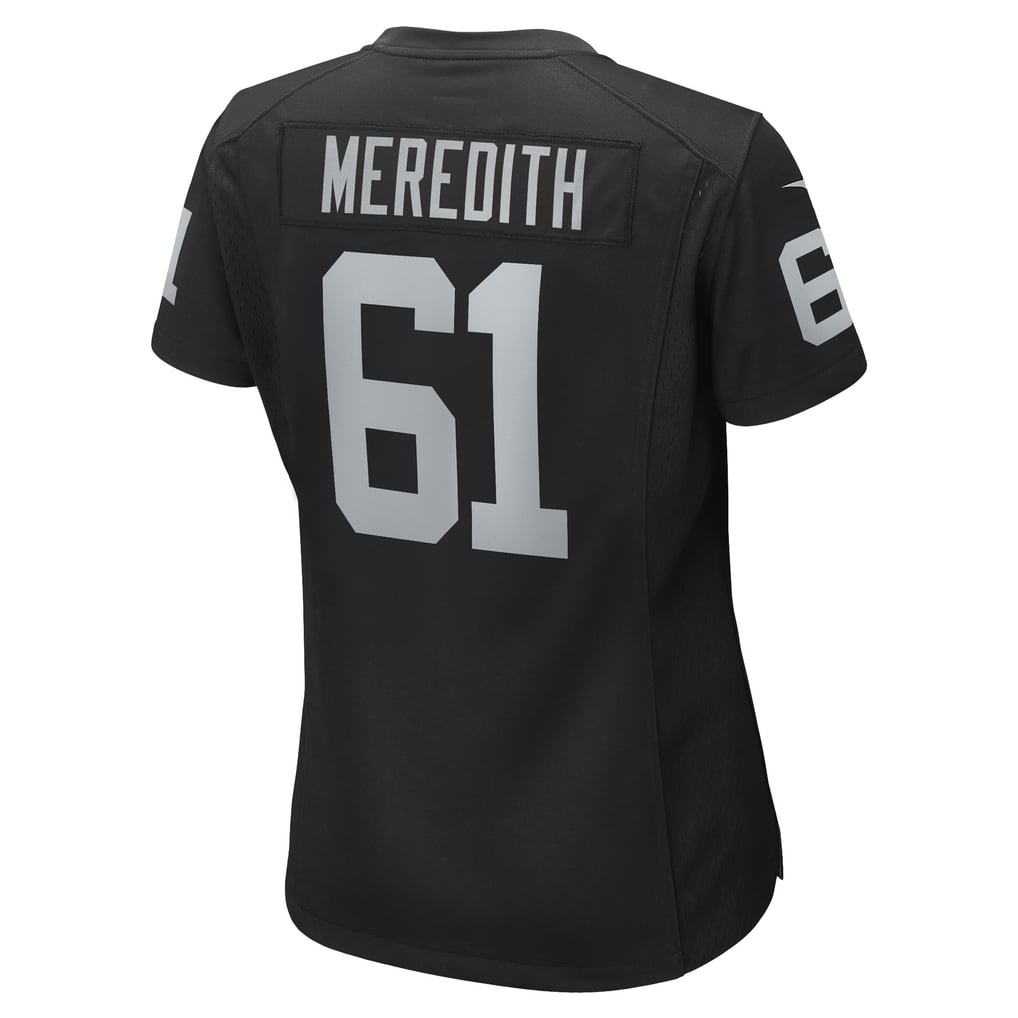 Women's Las Vegas Raiders Jordan Meredith Nike Black Game Player Jersey - Image 4