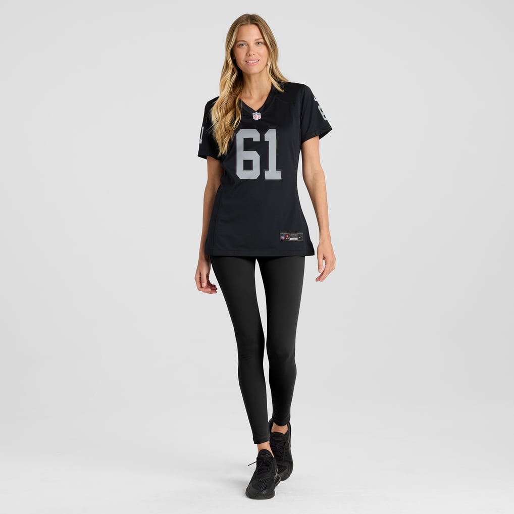 Women's Las Vegas Raiders Jordan Meredith Nike Black Game Player Jersey - Image 5
