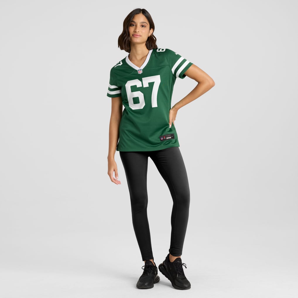 Women's New York Jets Jordan Meredith Nike Legacy Green Team Game Jersey - Image 3