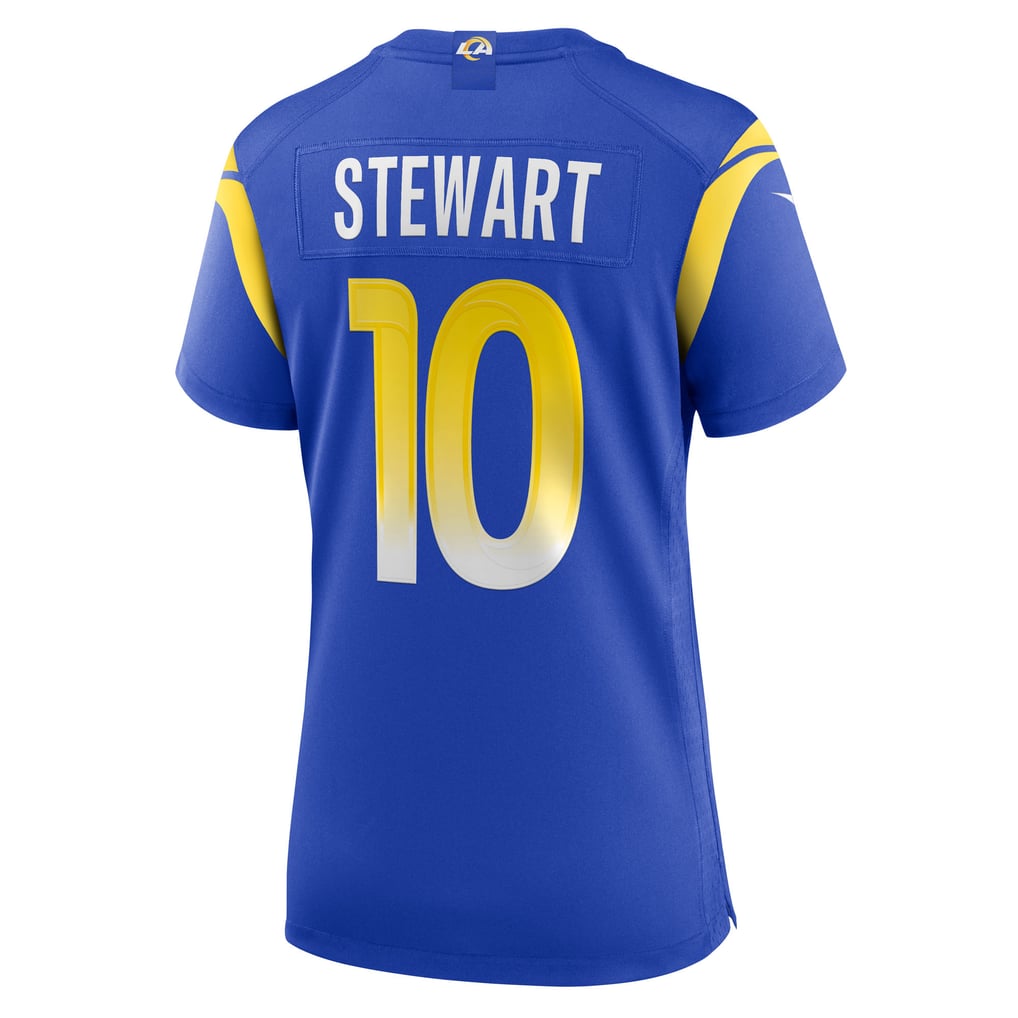 Women's Los Angeles Rams Josaiah Stewart Nike  Royal Team Game Jersey - Image 4